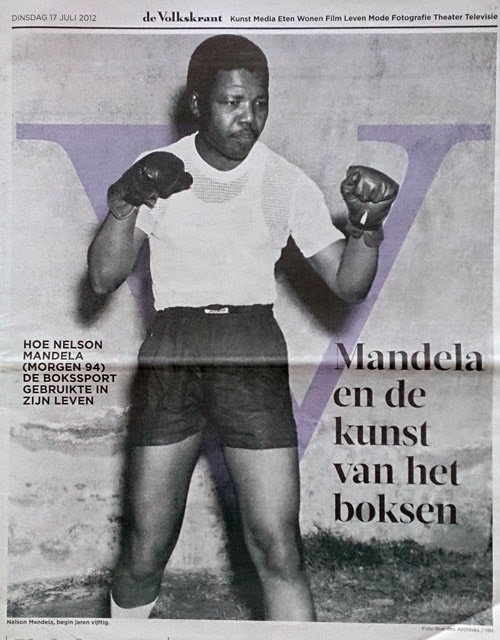 Nelson Mandela, anti-apartheid revolutionair, bokser